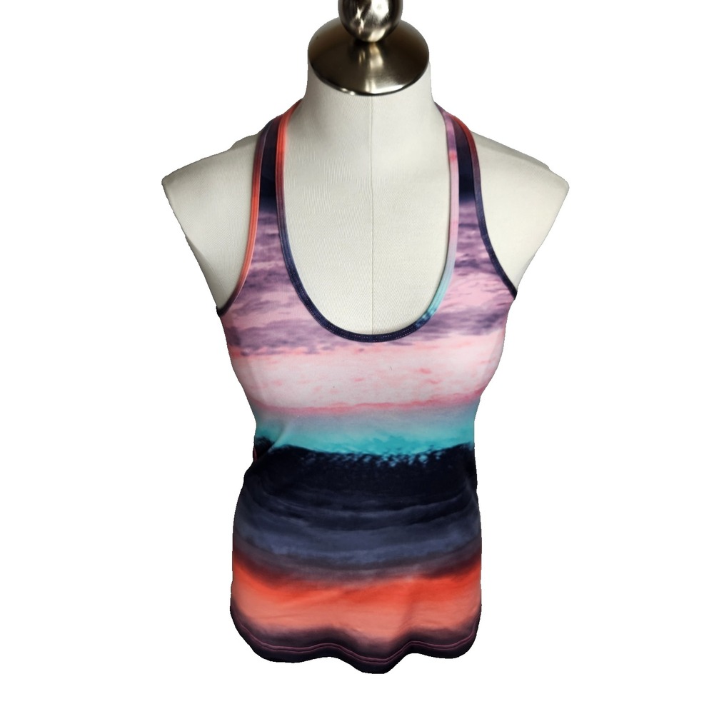 Lululemon Cool Racerback Tank Beachscape Multi Women's Size 6